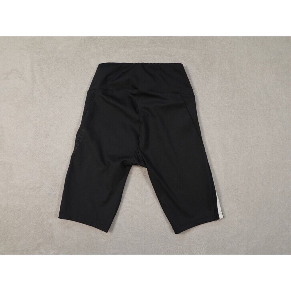 Adidas Womens Black Heat Rudy Peloton Biker Cycling Logo Shorts Size XS - Picture 10 of 10